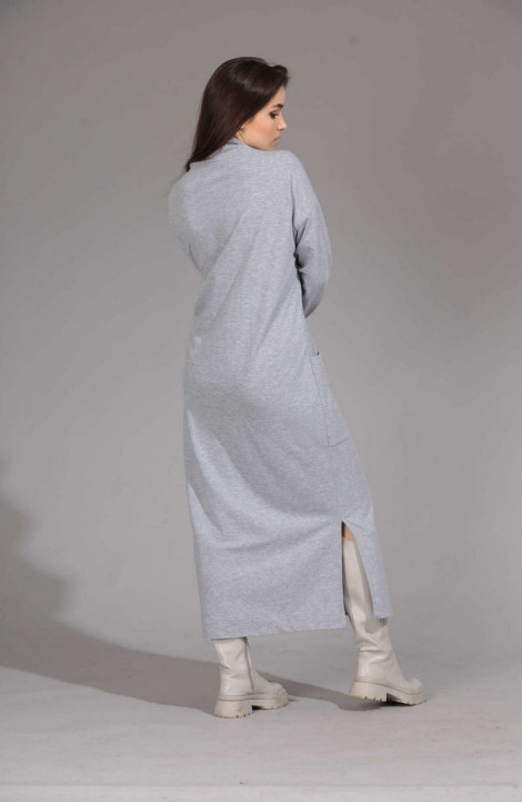 Трикотажное платье АМУЛЕТ 9603 серый