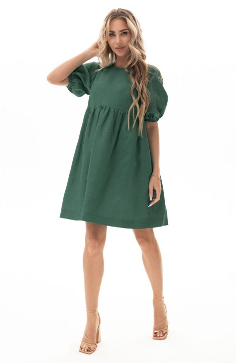 Льняное платье Golden Valley 4797-1 зеленый