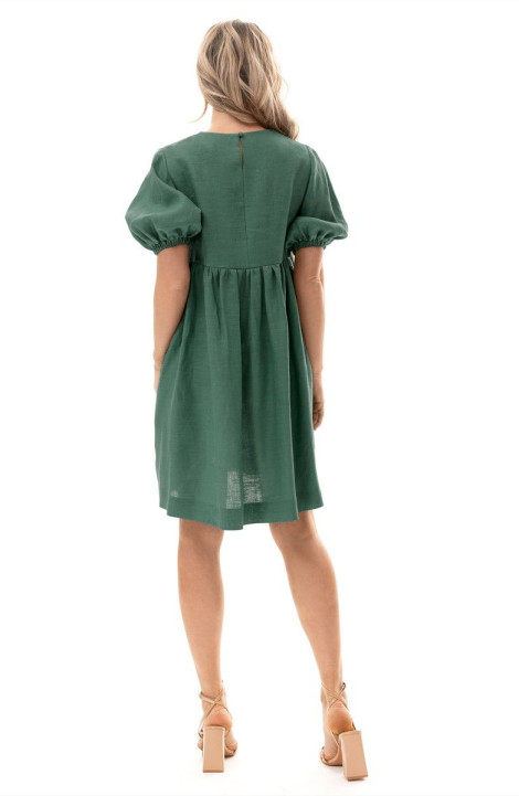 Льняное платье Golden Valley 4797-1 зеленый
