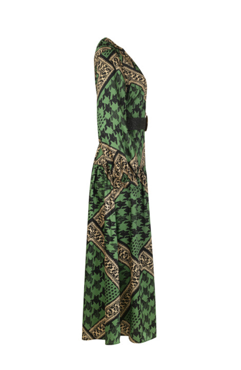 Платье Elema 5К-12655-1-164 зелёный_принт