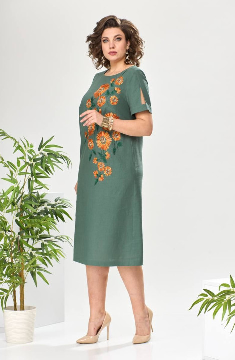 Платье Romanovich Style 1-2534 хаки