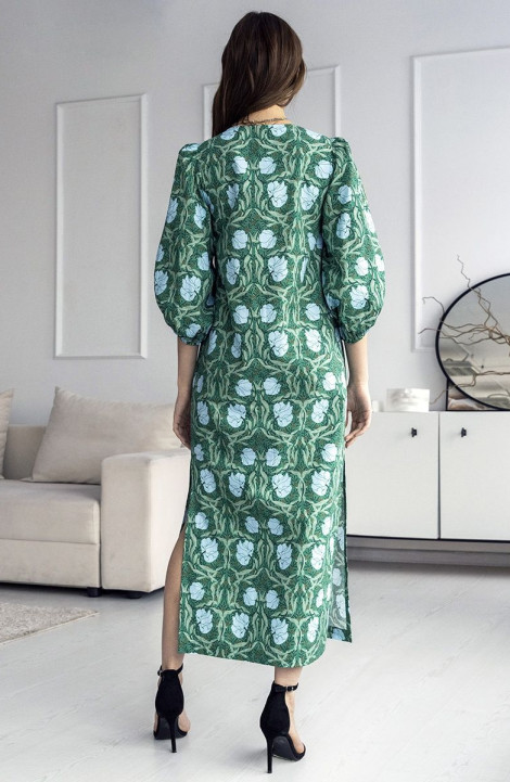 Хлопковое платье MURMUR 10114 зеленый