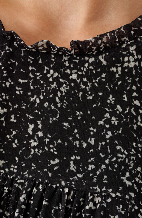 Шифоновое платье Панда 154580w черный