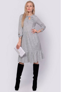 Трикотажное платье Patriciа C14904 серый