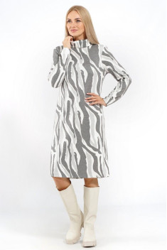 Трикотажное платье Alani Collection 2012 серый