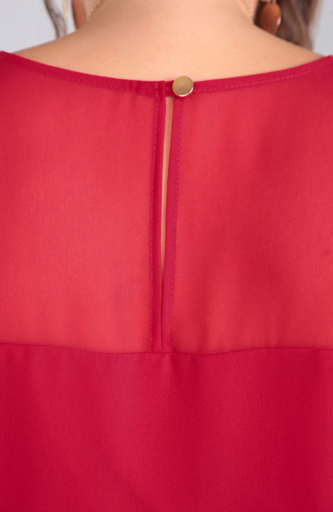 Шифоновое платье БагираАнТа 923 красный