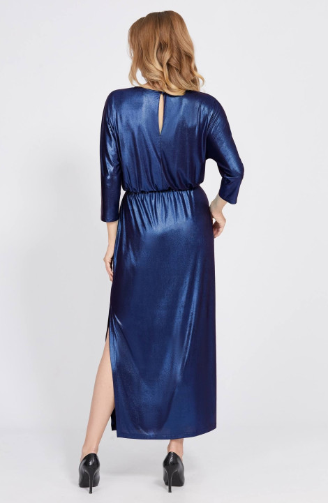 Трикотажное платье Bazalini 4851 синий