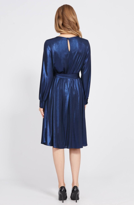 Трикотажное платье Bazalini 4855 синий