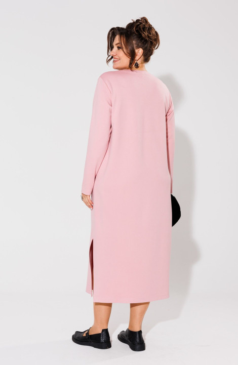 Трикотажное платье Anelli 1427 розовый