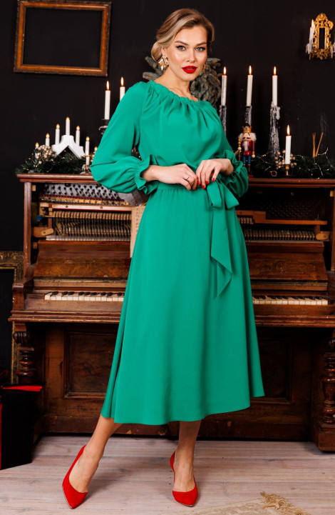 Платье Мода Юрс 2835 зеленый