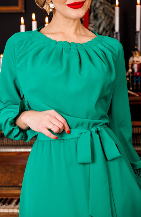Платье Мода Юрс 2835 зеленый