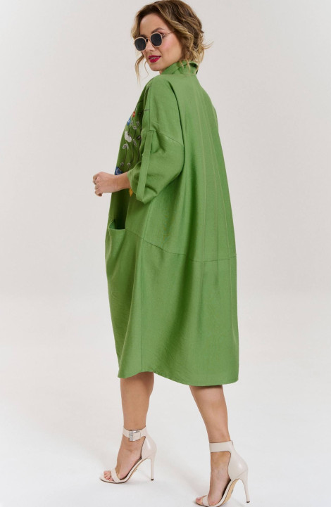 Платье SOVA 11181 зеленый