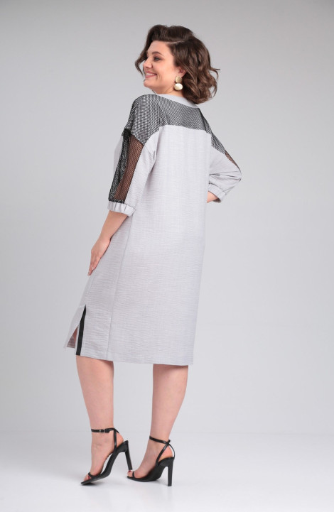 Платье ANASTASIA MAK 1174 серый