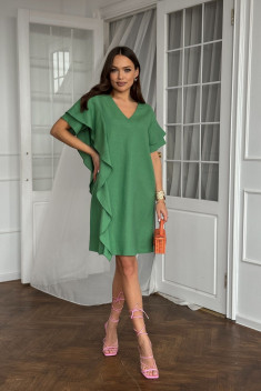 Платье Dilana VIP 2049 зелень