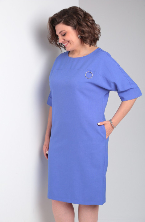 Платье Pocherk 1-046 голубой