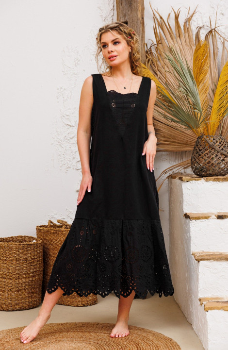 Платье АМУЛЕТ 9729 чёрный