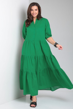 Платье Andina city 8029-3 зеленый