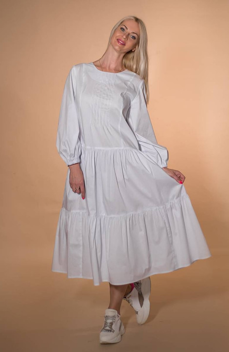 Хлопковое платье Avila 0847 белый
