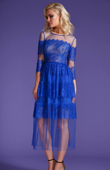 Платье LaVeLa L1760 ярко-синий