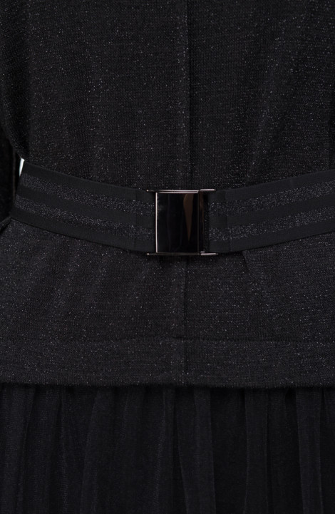 Трикотажное платье Линия Л Б-1706 чёрный