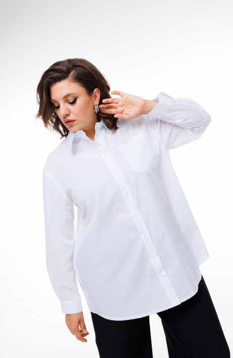 женские рубашки Anelli 1412 белый