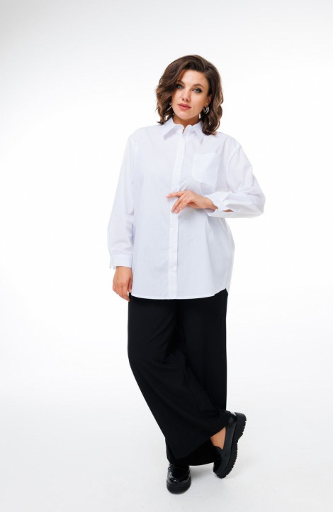 женские рубашки Anelli 1412 белый