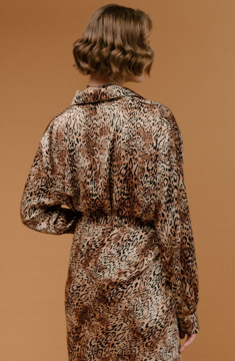 женские рубашки JRSy 2389 леопард