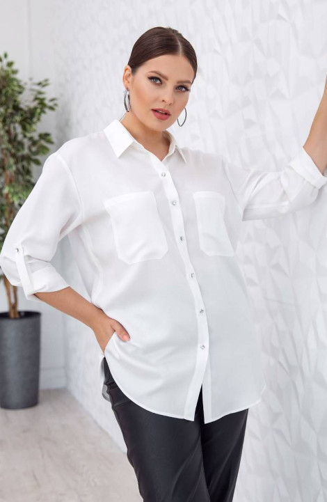 женские рубашки ASV 2561 белый