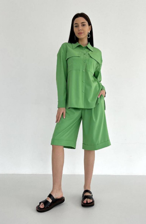 женские рубашки Ivera 5060 св. зеленый