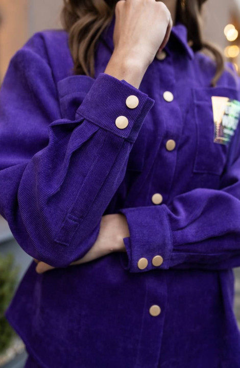 женские рубашки LARICI 2061 фиолетовый
