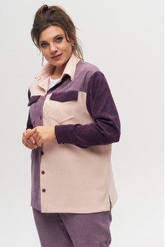 женские рубашки Anelli 1303 фиолет
