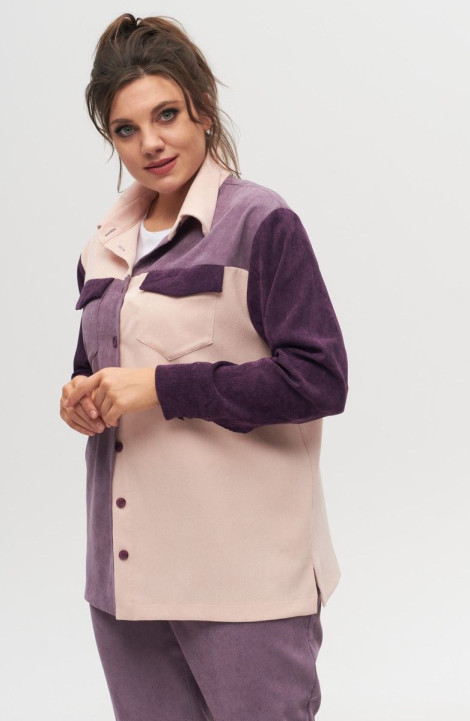 женские рубашки Anelli 1303 фиолет