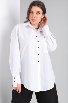 женские рубашки GRATTO 4137 белый