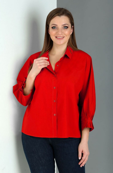 женские рубашки Таир-Гранд 62427 красный