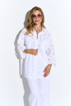 женские рубашки TEZA 4375 белый