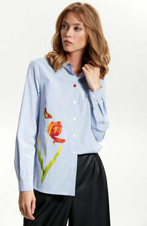 женские рубашки VIZANTI 2054 тюльпан