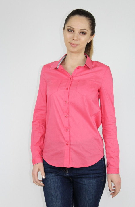 женские рубашки VLADOR 300606 розовый
