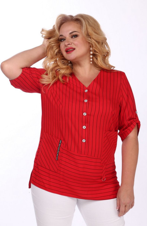 женские рубашки SOVITA 870 красный