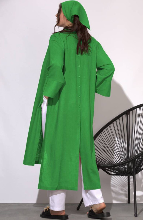 женские рубашки SOVA 11089 зеленый