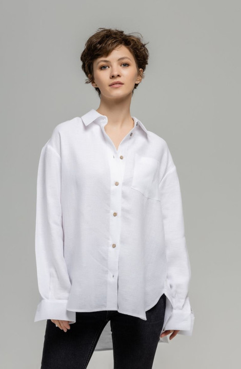 женские рубашки Twok 501225 белый