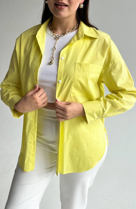 женские рубашки LindaLux 1-231 желтый