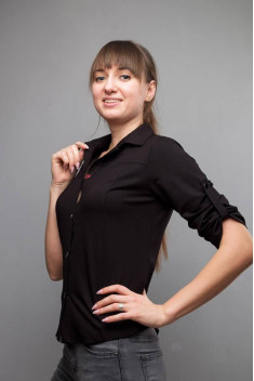 женские рубашки Mita ЖМ726а черный