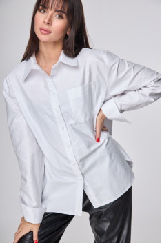 женские рубашки Anelli 1203 белый