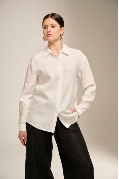 женские рубашки Nadex 20-081130/110-23_164 белый