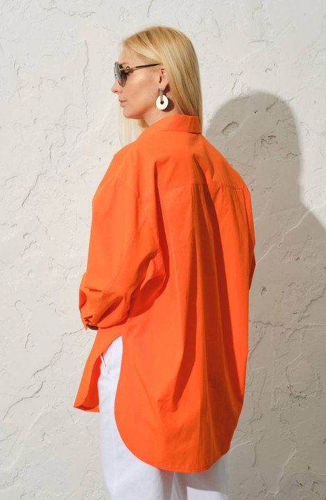 женские рубашки Achosa 1422 оранжевый