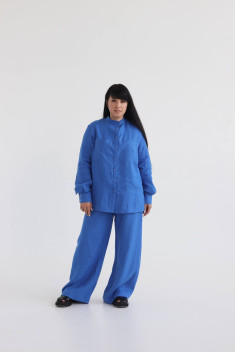 Рубашка SK Brand SK7157 синий(василек)