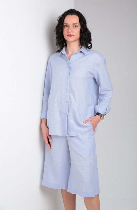 Рубашка Ma Vie М605г-1 голубой