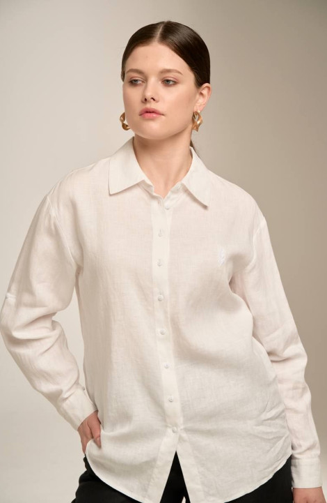 женские рубашки Nadex 20-081130/110-23_170 белый