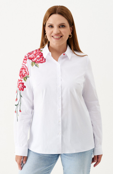 женские рубашки Панда 421740 белый