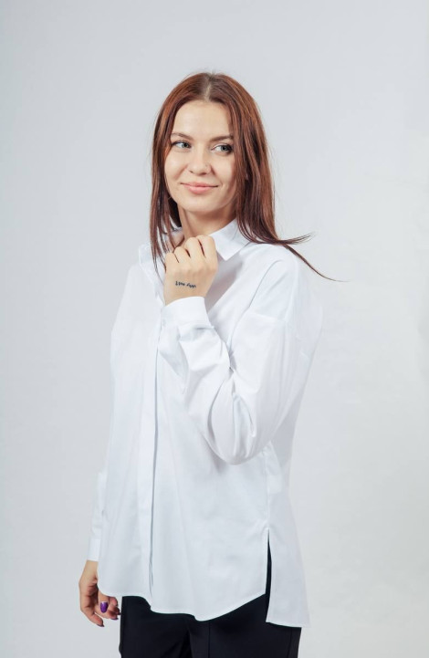 женские рубашки Nadex 20-065110/107-23 белый